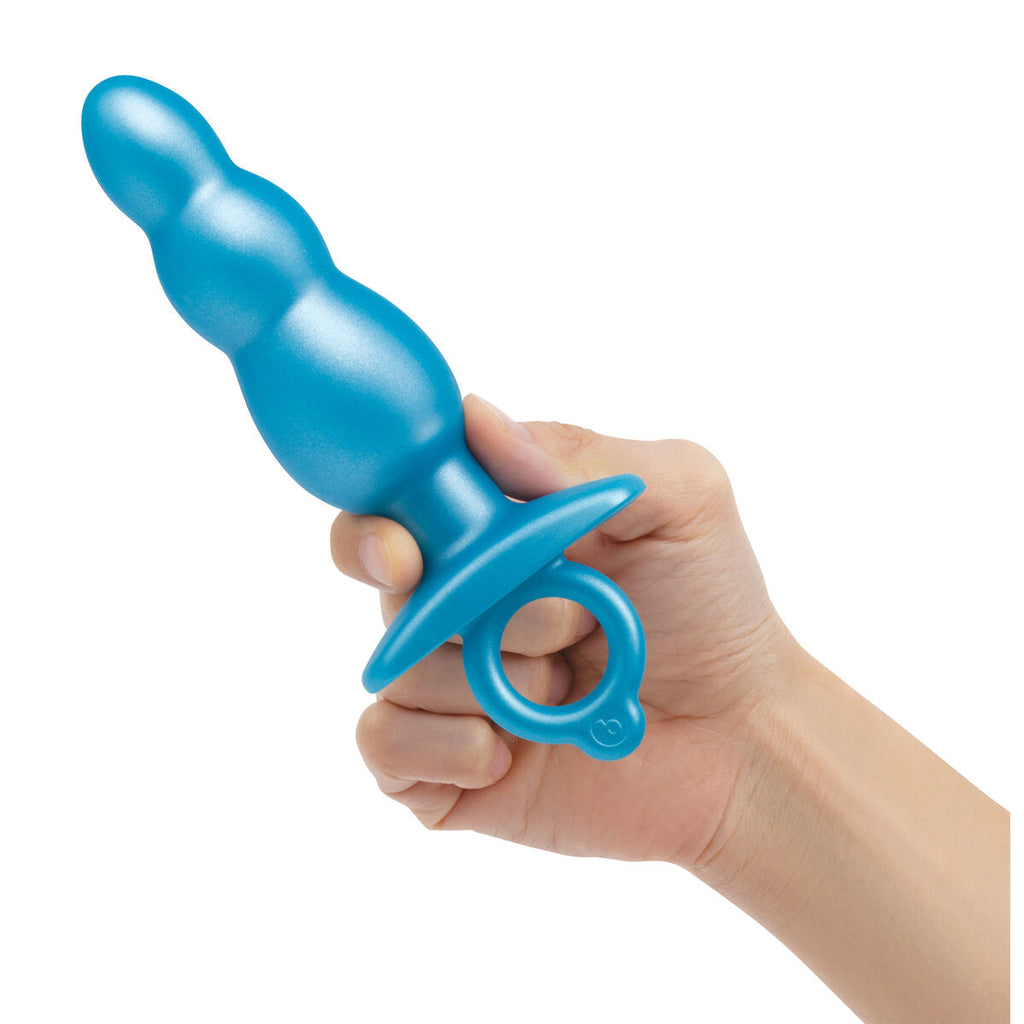 B-Vibe Analplug Blau aus Silikon – 3,3 cm Durchmesser - Erotik Shop