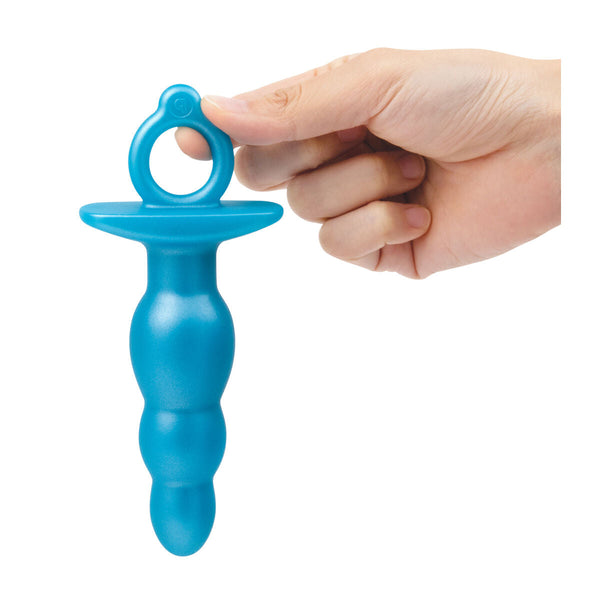 B-Vibe Analplug Blau aus Silikon – 3,3 cm Durchmesser - Erotik Shop