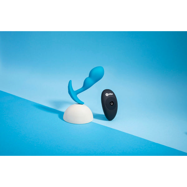 B-Vibe Analplug Blau - Silikon Fernbedienung Unisex - Erotik Shop