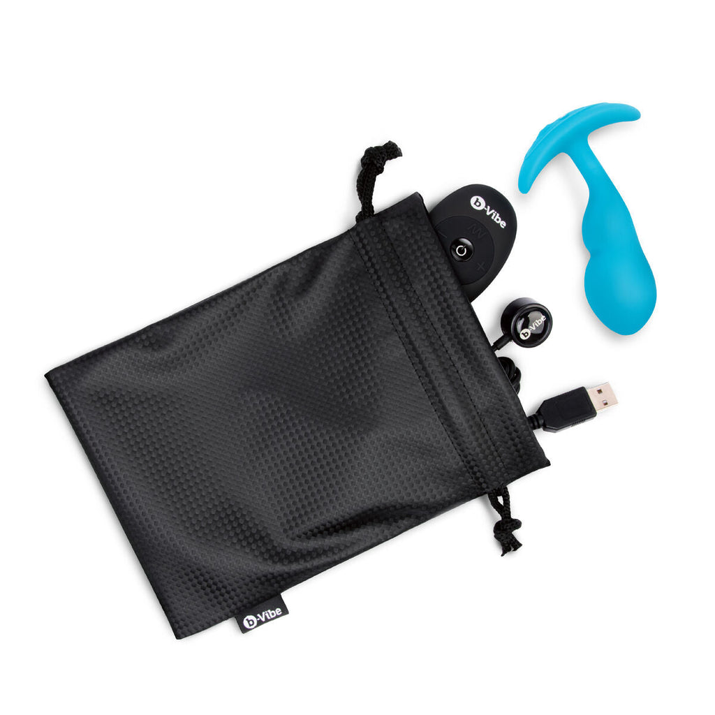 B-Vibe Analplug Blau - Silikon Fernbedienung Unisex - Erotik Shop