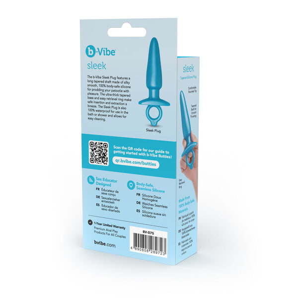B-Vibe Analplug Blau – Silikon Ø 3,2 cm 14,8 lang - Erotik Shop