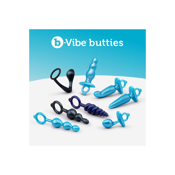 B-Vibe Analplug Blau – Silikon Ø 3,2 cm 14,8 lang - Erotik Shop