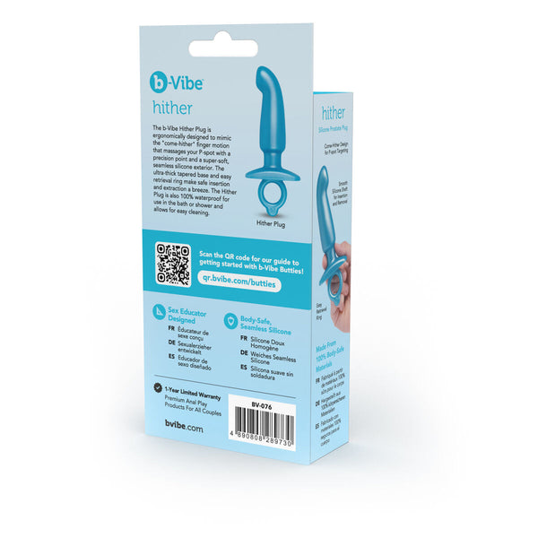 B-Vibe Analplug Silikon Blau – 14,3 cm für Einsteiger - Erotik Shop