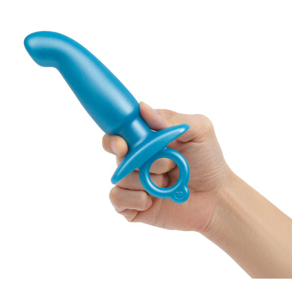 B-Vibe Analplug Silikon Blau – 14,3 cm für Einsteiger - Erotik Shop