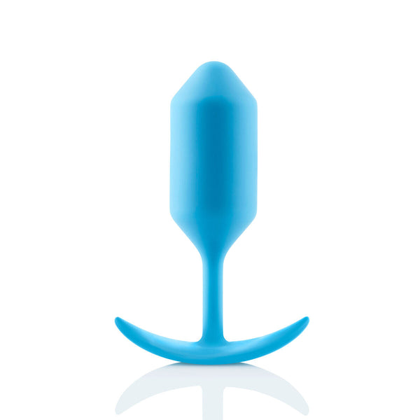 B-Vibe Analplug aus Silikon – Flexibel Blau 3,6 x 12,7 cm - Erotik Shop