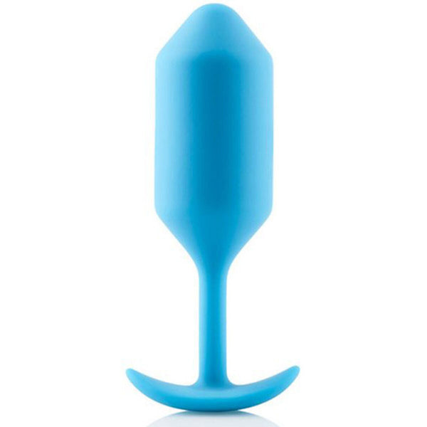 B-Vibe Analplug aus Silikon – Flexibel Blau 3,6 x 12,7 cm - Erotik Shop