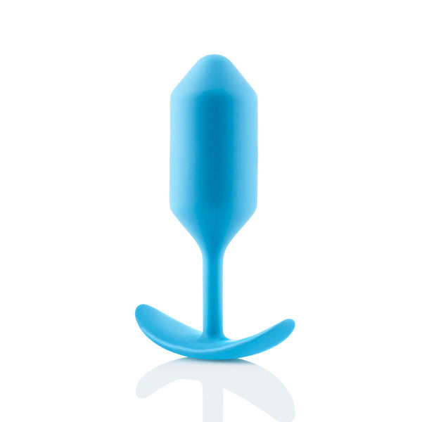B-Vibe Analplug aus Silikon – Flexibel Blau 3,6 x 12,7 cm - Erotik Shop