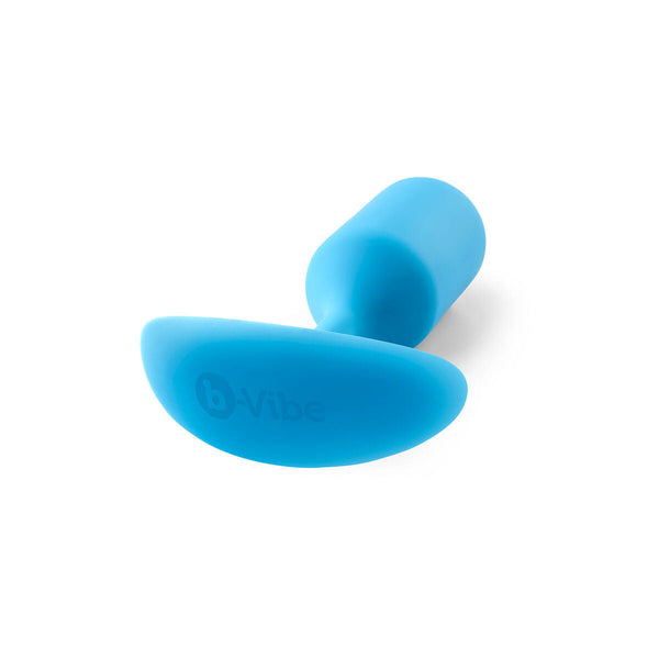 B-Vibe Analplug aus Silikon – Flexibel Blau 3,6 x 12,7 cm - Erotik Shop