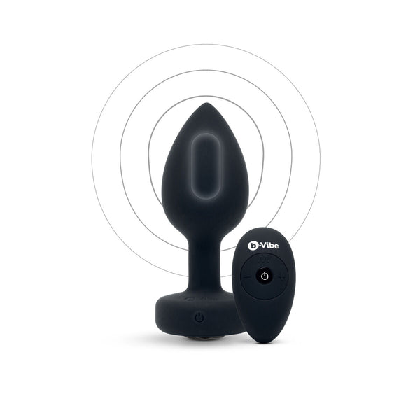 B-Vibe Jewel Schwarz Vibrator – 15 Vibrationen Silikon - Erotik Shop