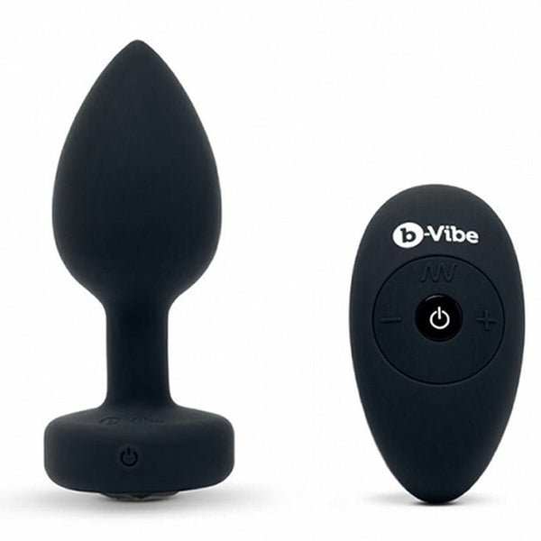 B-Vibe Jewel Schwarz Vibrator – 15 Vibrationen Silikon - Erotik Shop