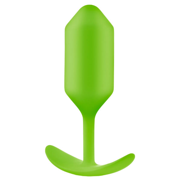 B-Vibe Neongrüner Silikon Anal Plug – Flexibel & Handlich - Erotik Shop