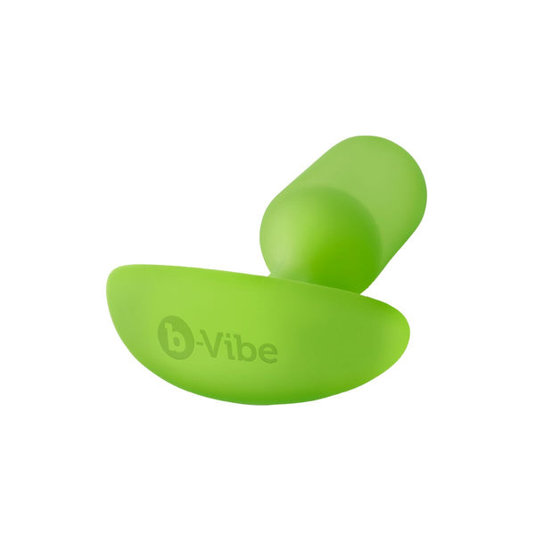 B-Vibe Neongrüner Silikon Anal Plug – Flexibel & Handlich - Erotik Shop
