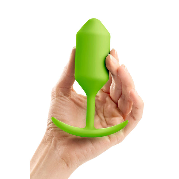 B-Vibe Neongrüner Silikon Anal Plug – Flexibel & Handlich - Erotik Shop