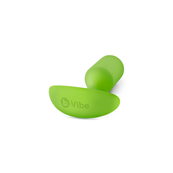 B-Vibe Neongrüner Silikon Anal Plug – Flexibel & Handlich - Erotik Shop