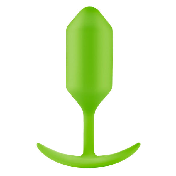 B-Vibe Neongrüner Silikon Anal Plug – Flexibel & Handlich - Erotik Shop