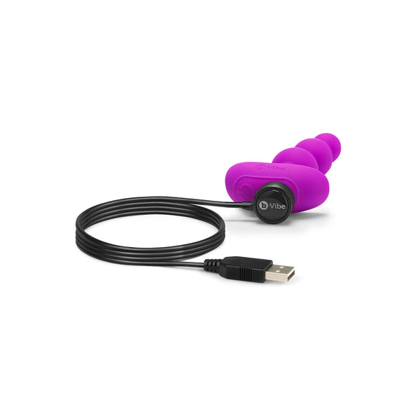B-Vibe Rosa Analkugeln mit Fernbedienung und USB-Ladung - Erotik Shop
