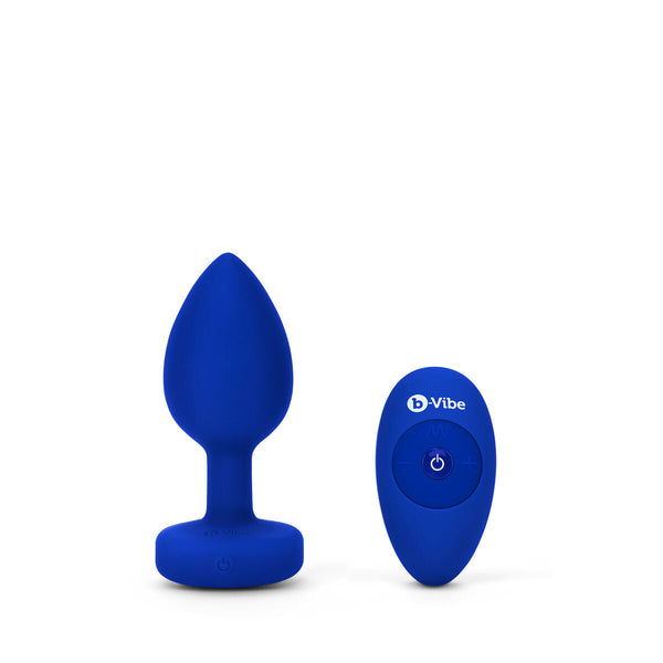 B-Vibe Vibrator Jewel L/XL – Silikon marineblau 15 Vibrationen - Erotik Shop