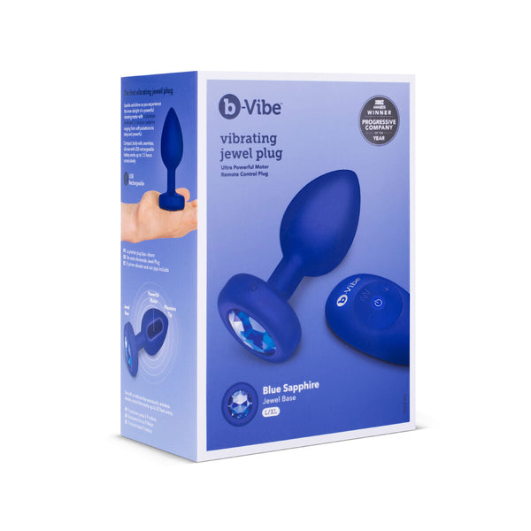 B-Vibe Vibrator Jewel L/XL – Silikon marineblau 15 Vibrationen - Erotik Shop