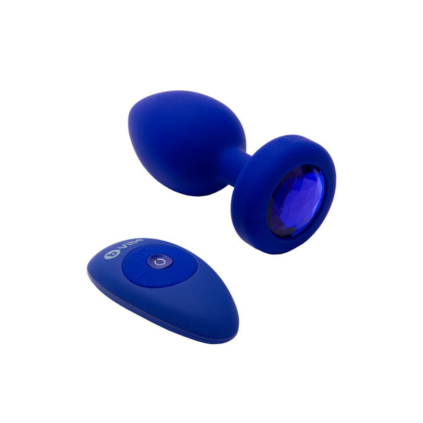 B-Vibe Vibrator Jewel L/XL – Silikon marineblau 15 Vibrationen - Erotik Shop