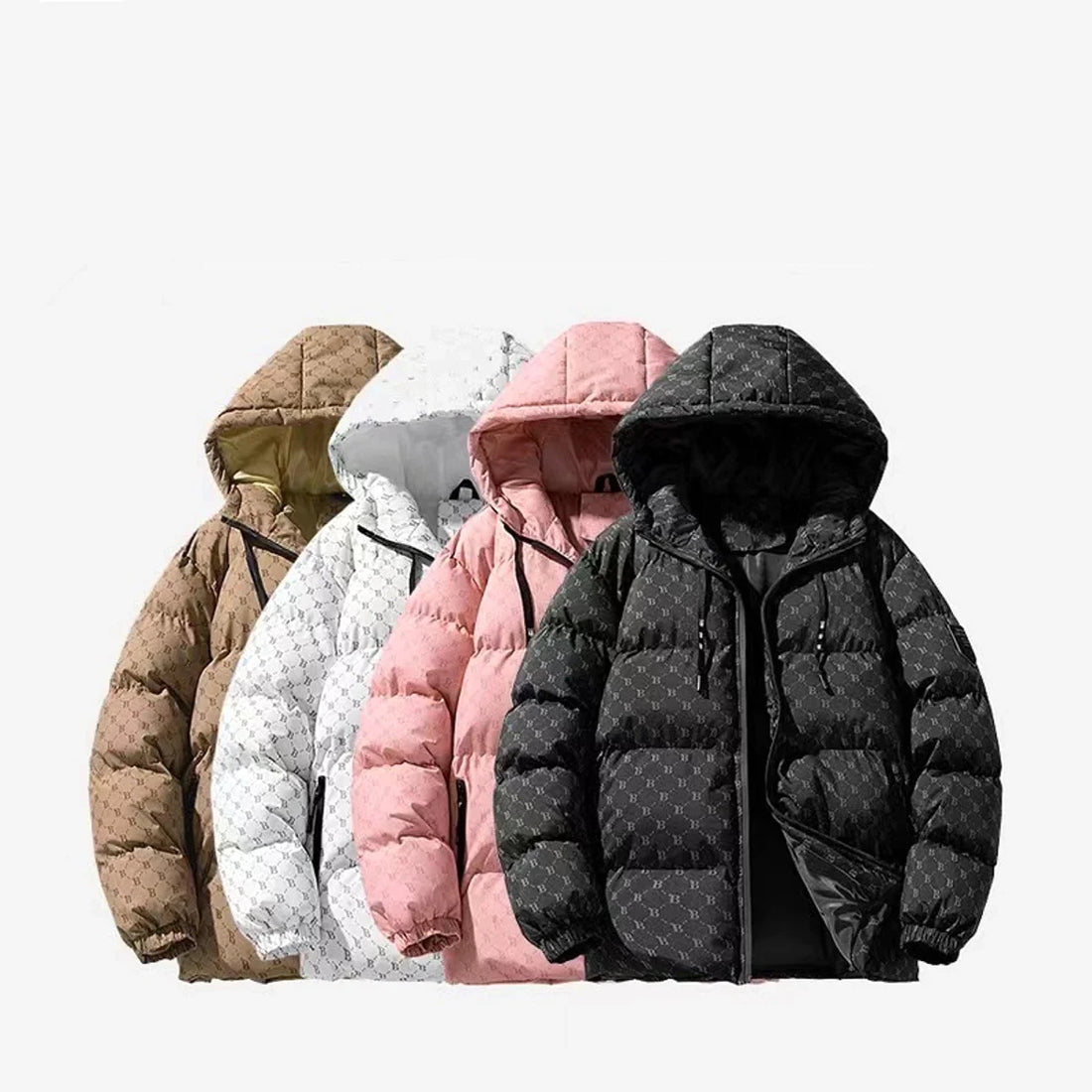 BABA Herren Steppjacke mit Kapuze – Detailansicht 2