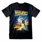 Back to the Future Poster Unisex-T-Shirt – Schwarz