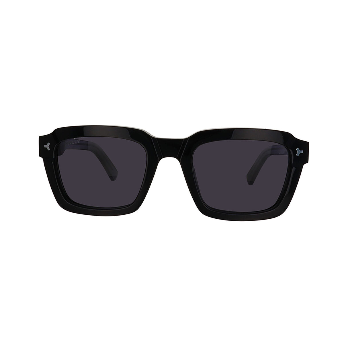 Blacke runda Sonnenbrille aus hochwertigem Azetat, Bally Herrensonnenbrille mit schlichtem Design
