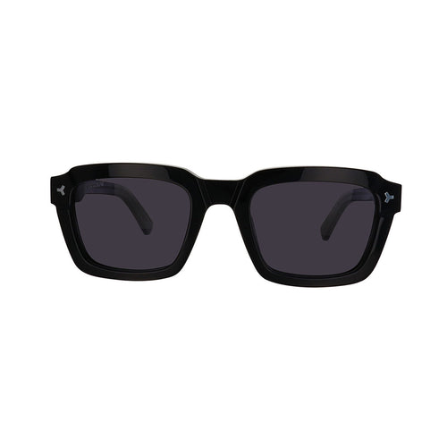 Blacke runda Sonnenbrille aus hochwertigem Azetat, Bally Herrensonnenbrille mit schlichtem Design