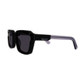 Black Bally Herrensonnenbrille aus hochwertigem Azetat mit schlichtem schwarzen Design