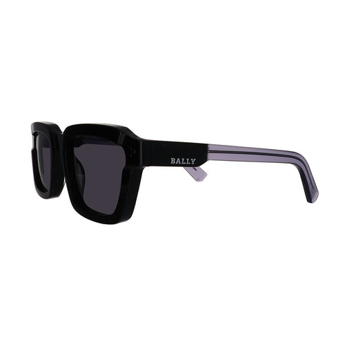 Black Bally Herrensonnenbrille aus hochwertigem Azetat mit schlichtem schwarzen Design