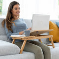 Bambus Beistelltisch klappbar Lapwood InnovaGoods