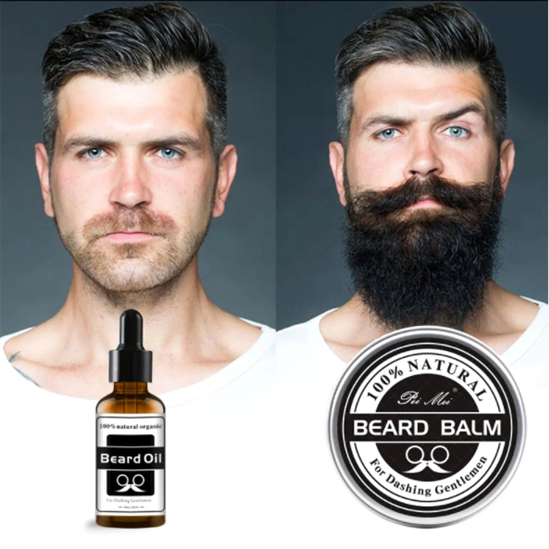 Beard & Stache Bartpflegeöl mit Creme – 30 ml – Detailansicht 1