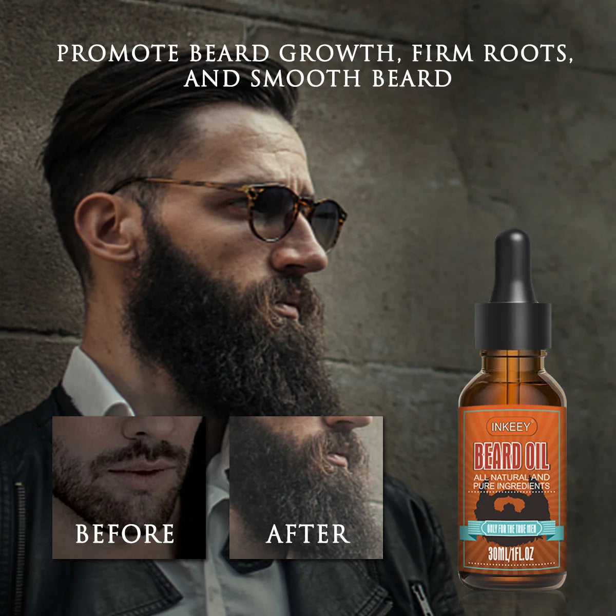 Beard & Stache Power Roots Bartöl – 30 ml