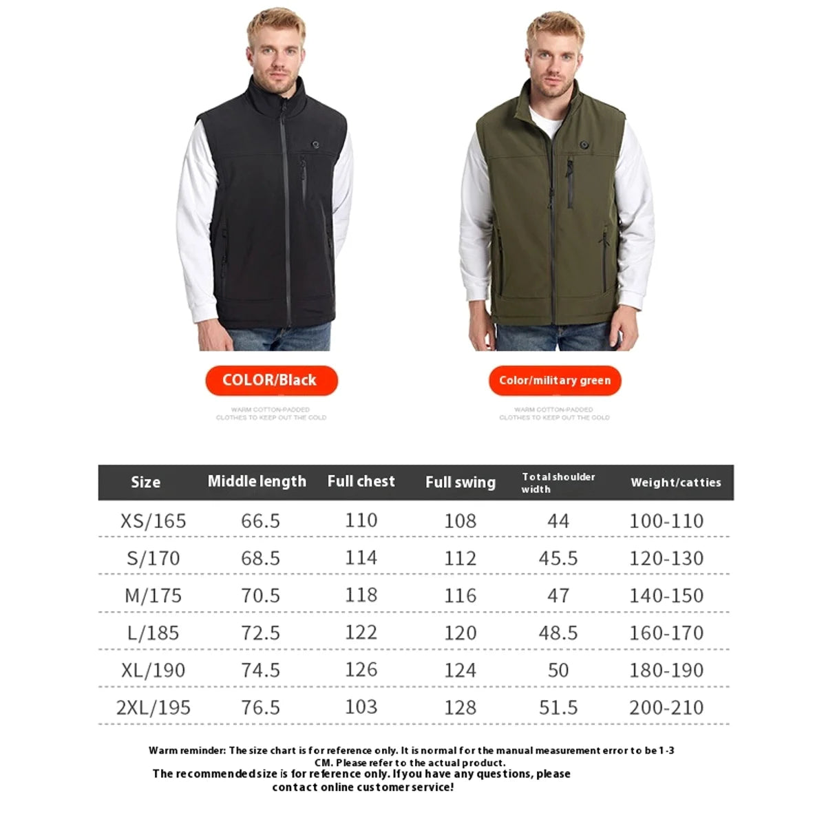 Beheizbare Herren Softshell-Weste mit USB