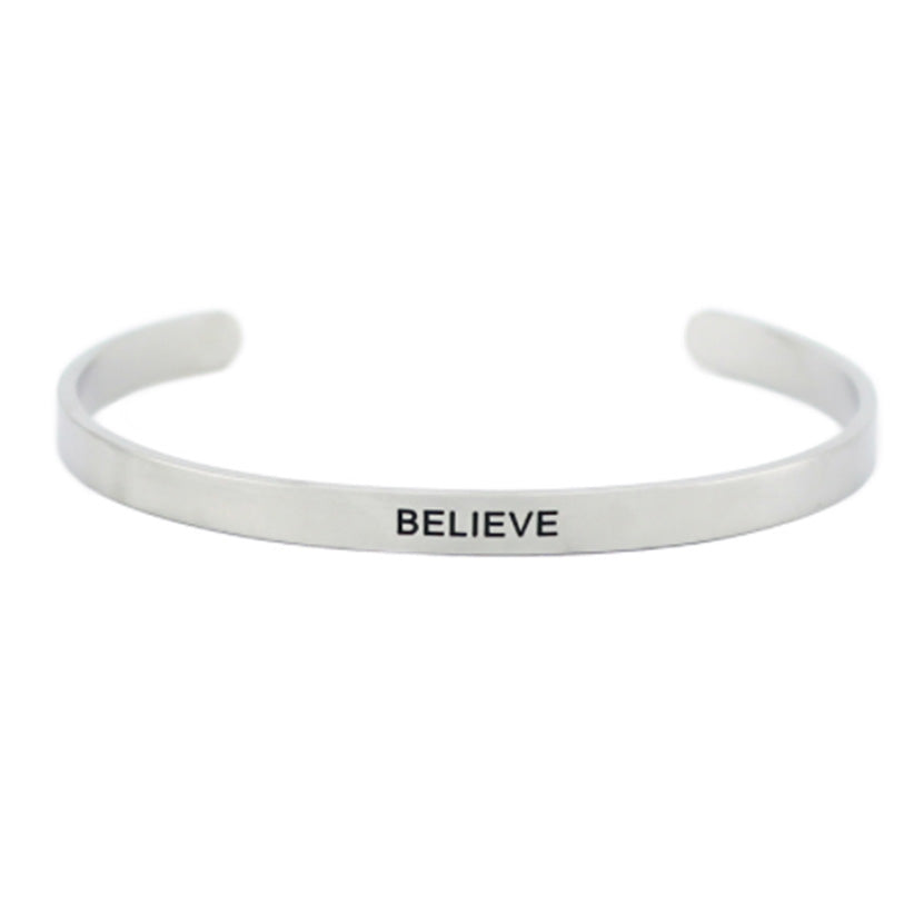 Herrenarmband „Believe“