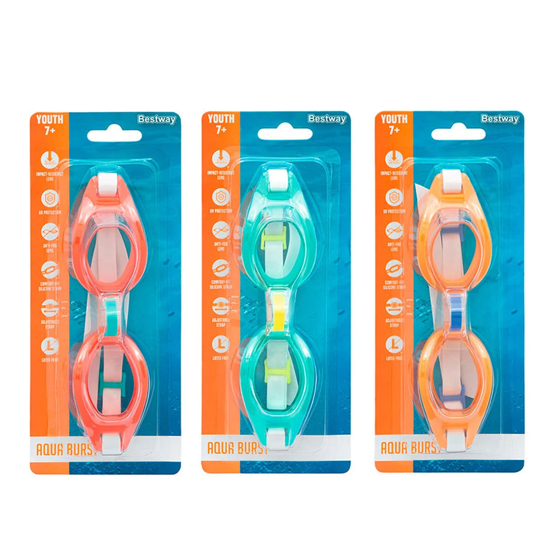Bestway Kinder-Schwimmbrille – Rosa – Detailansicht 5