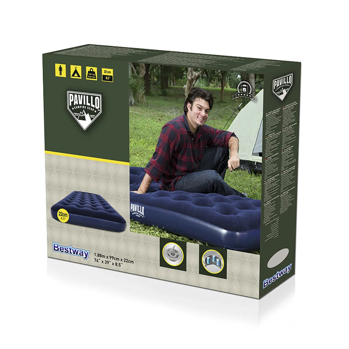 Bestway Luftbett – 188 × 99 × 22 cm – ausgewählte Produktansicht