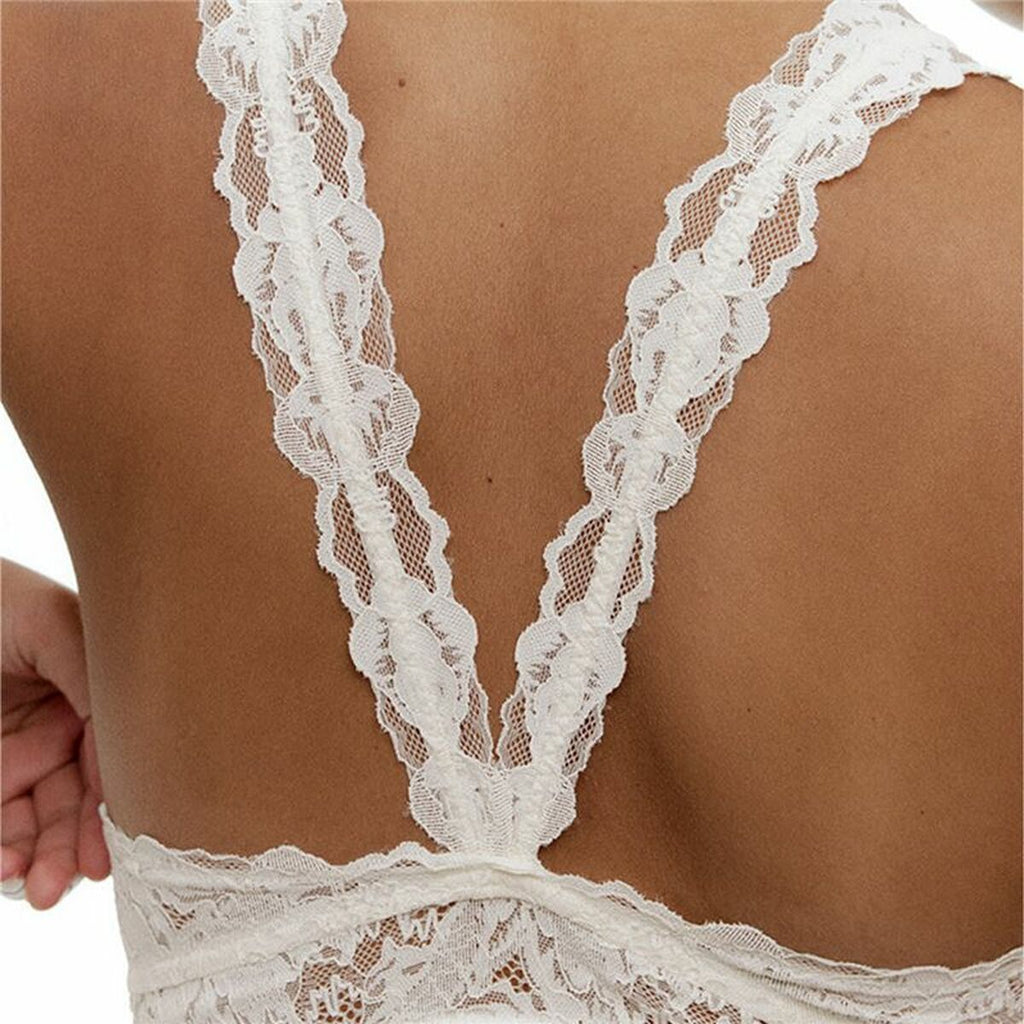 Black Limba Büstenhalter aus hochwertigem Material weiß - Mode & Accessoires