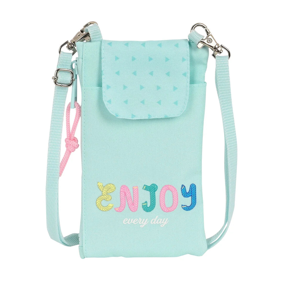 BlackFit8 Enjoy Smartphone-Tasche in Türkis von vorn