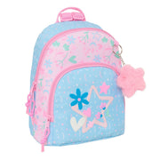 BlackFit8 Smile Mini-Rucksack – Rosa/Hellblau