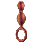 Blush Adventures Anal Plug Duo Loop Silikon Braun 3,1 cm - Erotik Shop