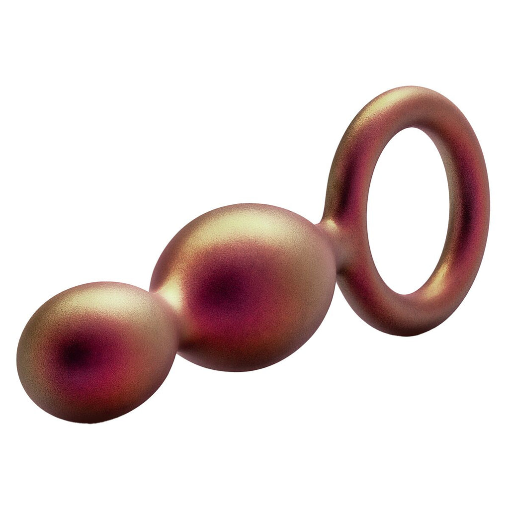 Blush Adventures Anal Plug Duo Loop Silikon Braun 3,1 cm - Erotik Shop