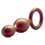 Blush Adventures Anal Plug Duo Loop Silikon Braun 3,1 cm - Erotik Shop