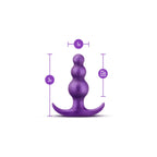 Blush Adventures Analkugeln lila aus Silikon-Latex Ø 2,6 cm - Erotik Shop
