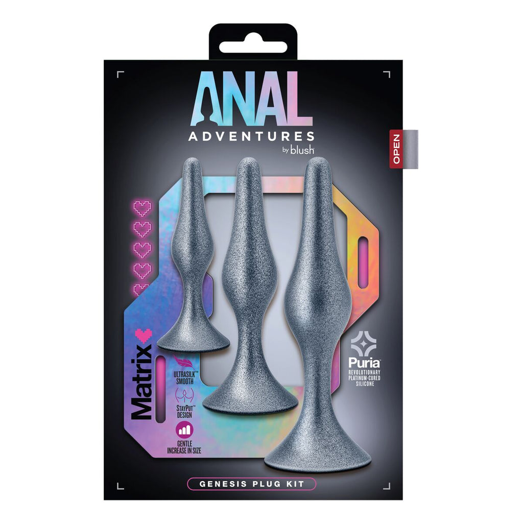 Blush Adventures Analplug Grau – Phthalatfreies Silikon - Erotik Shop
