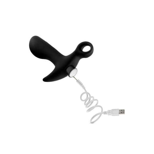 Blush Adventures Analplug - Schwarz Silikon Aufladbar - Erotik Shop