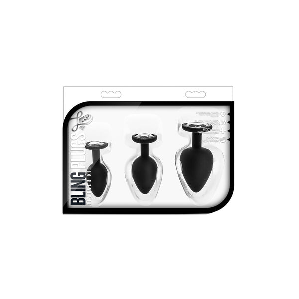 Blush Anal Plug Schwarz – Silikon für Erwachsene - Erotik Shop