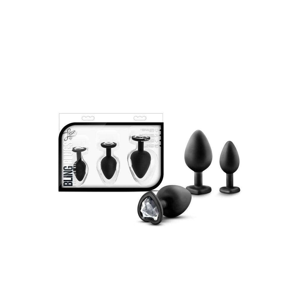 Blush Anal Plug Schwarz – Silikon für Erwachsene - Erotik Shop