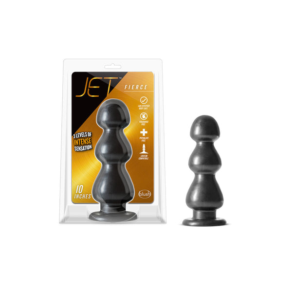 Blush Jet Analplug Schwarz – Flexibles PVC Ø 8,9 cm - Erotik Shop