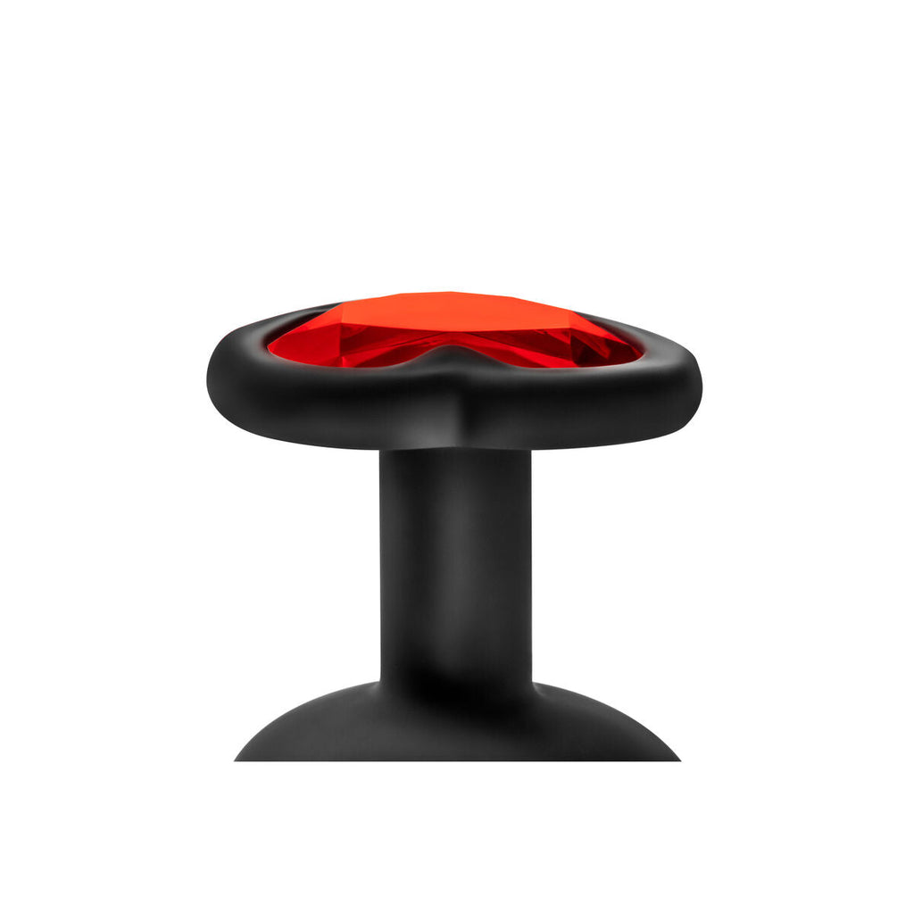 Blush Luxe Analplug Schwarz – Silikon Ø 4,4 cm diskret - Erotik Shop