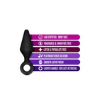 Blush Luxe Analplug Set Schwarz für Anfänger & Fortgeschrittene - Erotik Shop